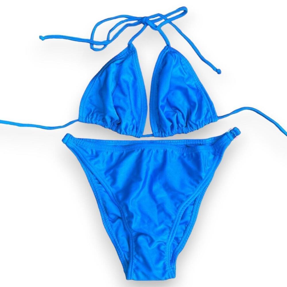 Vintage deadstock blue bikini